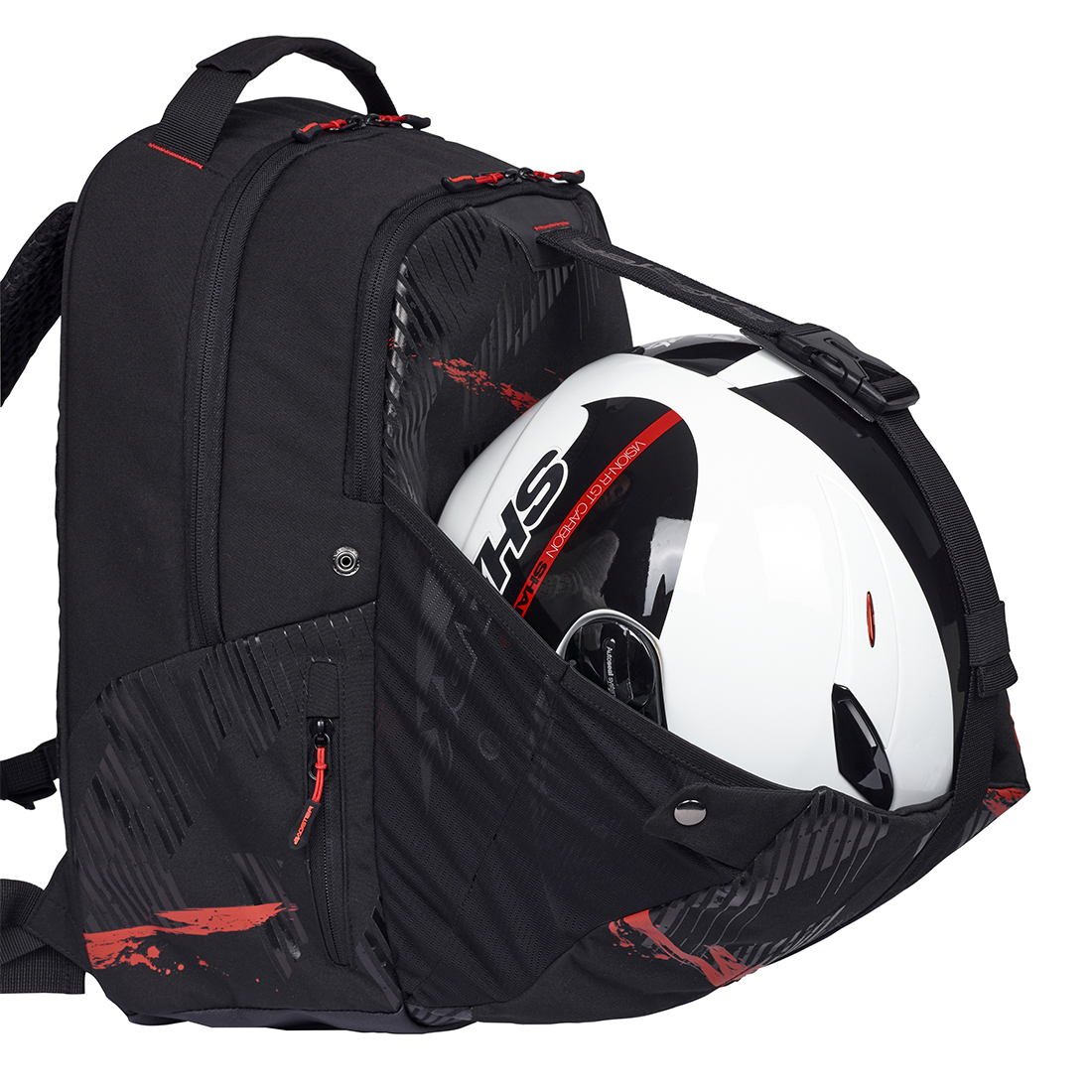 Sac à dos BAGSTER STARLIGHT avec système Feu lumineux à LED Moto Scooter