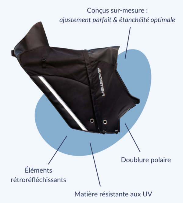 Tablier De Protection Hiver Bagster BRIANT (AP3017) Pour BMW R1100GS / R1150GS - Neuf